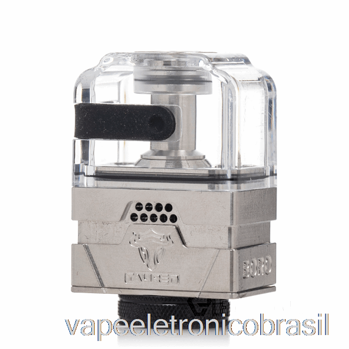 Vape Eletrônico Thunderhead Criações Tanque Tauren Boro Aço Inoxidável